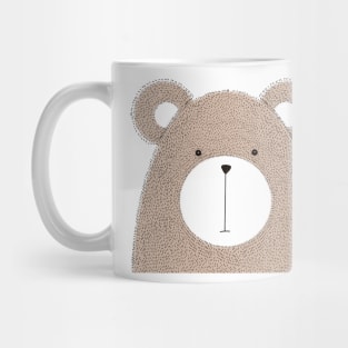 Cute Bear Head Mug